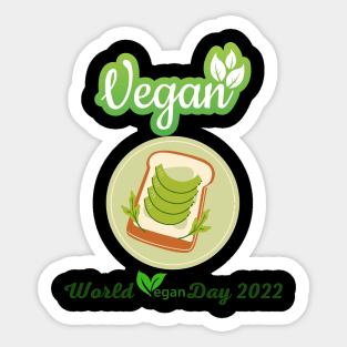 "I'm So fresh" Vegan day 2022 Sticker